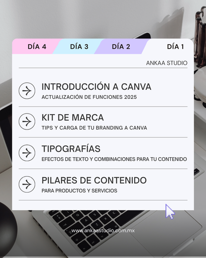 Curso de CANVA para emprendedores