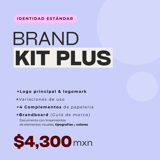 BRAND KIT PLUS - Identidad Estándar