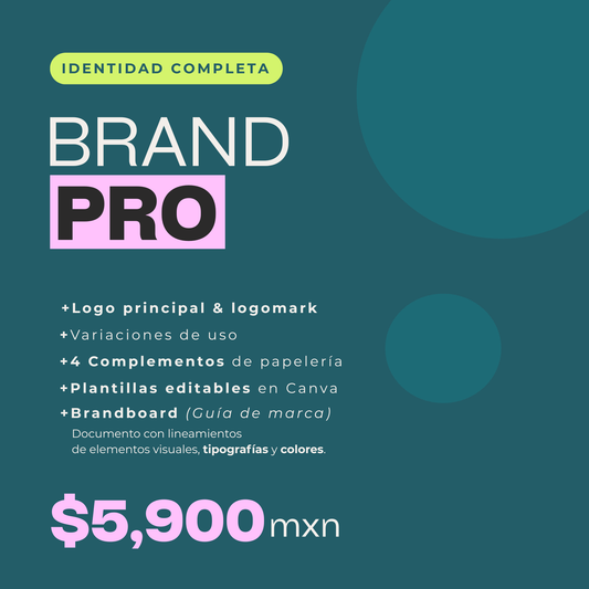 BRAND PRO - Identidad Completa